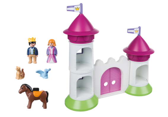 Playmobil 1 2 3... 9389 - Castle With Stackable Towers - Image 2