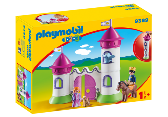 Playmobil 1 2 3... 9389 - Castle With Stackable Towers - Image 1