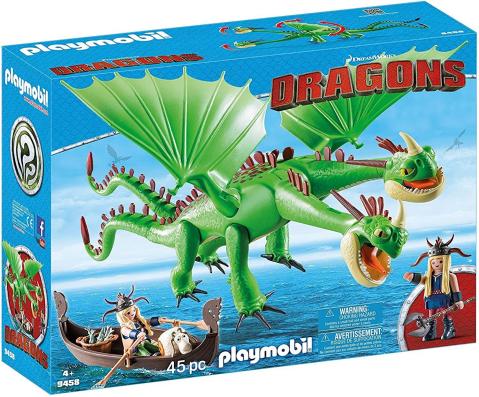 Playmobil 9458 - Ruffnut and Tuffnut with Barf and Belch - Image 1