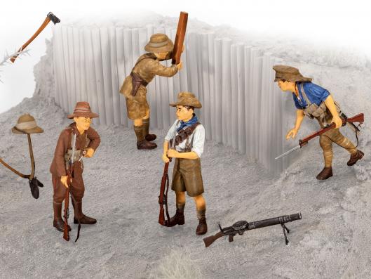 1:35 Anzac Infantry (1915) Revell Model Kit: 02618 - Image 1