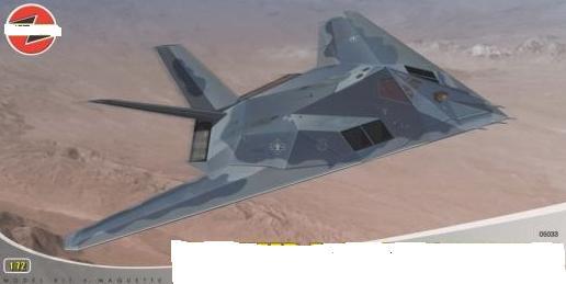 1:72 Lockheed F-117A Nighthawk Airfix Model Kit Series 5: 05033 - Image 1