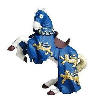 Blue King Richard Horse Papo Figure - 39339 - Image 1