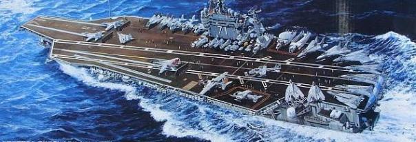 1:700 USS Theodore Roosevelt CVN-71 2006 Trumpeter Model Kit: 05754 - Image 1