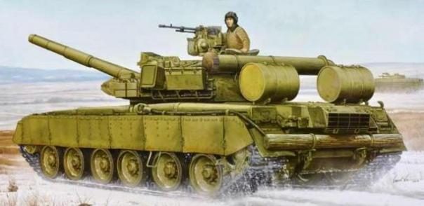 1:35 Russian T-80BVD MBT Trumpeter Model Kit: TM05581 - Image 1