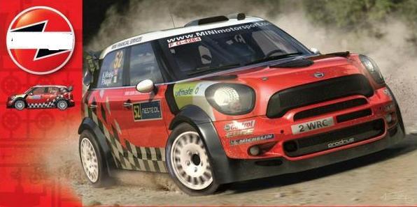 1:32 Mini Countryman WRC Airfix Model Kit: A03414 - Image 1