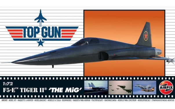 1:72 Top Gun - F5-E Tiger II 'The MiG' Airfix Model Kit: A00502 - Image 1