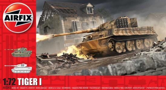 1:72 Tiger 1 Airfix Model Kit: A02342 - Image 1