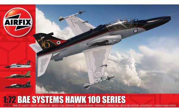 1:72 BAe Systems Hawk 100 Series Airfix Model Kit: A03073A - Image 1