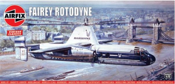 1:72 Fairey Rotodyne Vintage Classics Airfix Model Kit:A04002v - Image 1