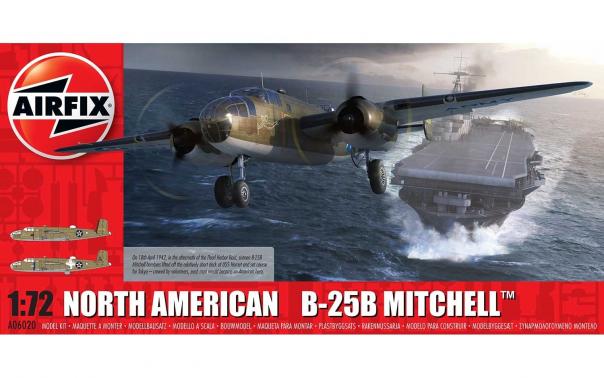 1:72 North American B-25B Mitchell Airfix Model Kit: A06020 - Image 1