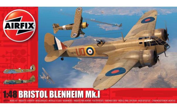1:48 Bristol Blenheim Mk.1 Airfix Model Kit: A09190 - Image 1