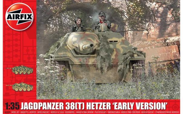 1:35 Jagpanzer 38(t) Hetzer “Early Version” Airfix Model Kit: A1355 - Image 1