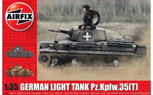 1:35 German Light Tank Pz.Kpfw.35(T) AIrfix Model Kit: A1362 - Image 1