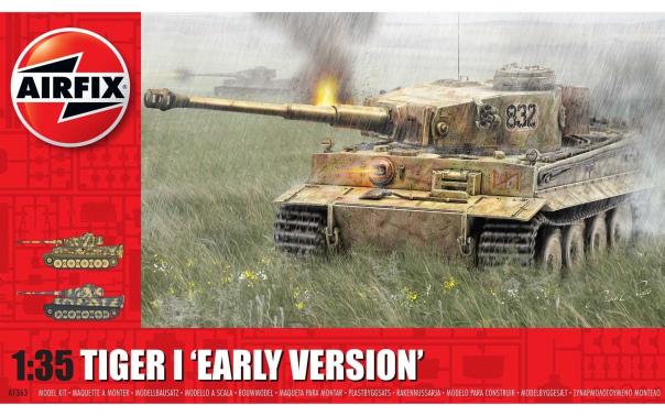 1:35 Tiger I 'Early Version' Airfix Model Kit: A1363 - Image 1