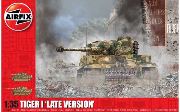 1:35 Tiger I 'Late Version' Airfix Model Kit: A1364 - Image 1