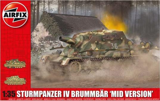 1:35 Sturmpanzer IV Brummbar 'Mid Version' Airfix Model Kit: A1376 - Image 1