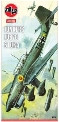 1:24 Junkers Ju87B Stuka Airfix Model Kit A18002V - Image 1