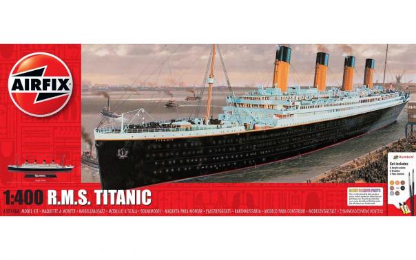 1:400 R.M.S. Titanic Gift Set Airfix Model Kit: A50146A - Image 1