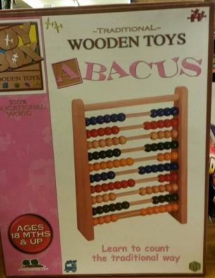 Traditional Wooden Abacus Nursery Toy - Image 1