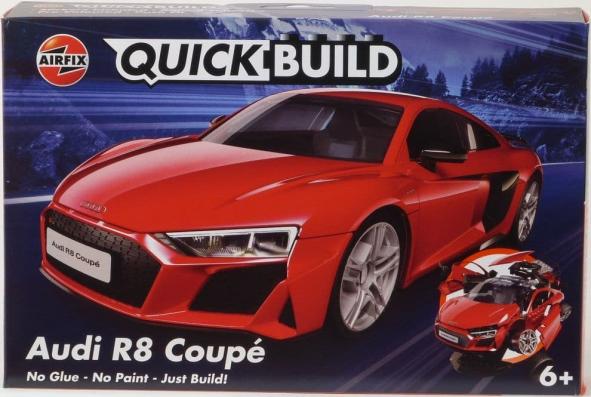 Audi R8 Coupe Quick Build Airfix Model Kit: J6049 - Image 1