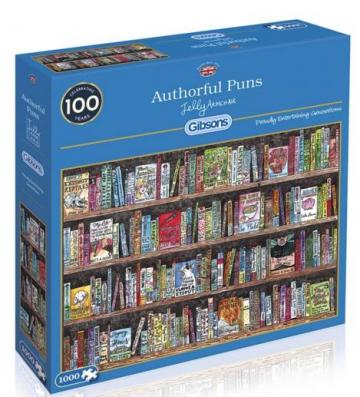 1000 Piece - Authorful Puns Gibsons Jigsaw Puzzle G6257 - Image 1