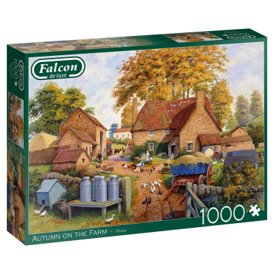 1000 Piece - Autumn On The Farm Falcon Jigsaw Puzzle 11274 - Image 1