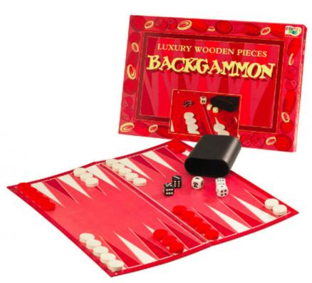 Luxury Backgammon Traditional Family Board Game (wooden pieces) - Image 1