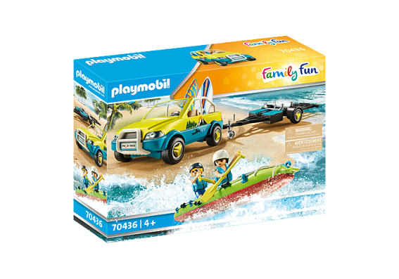 Playmobil 70436 - Beach Car With Canoe - Image 1