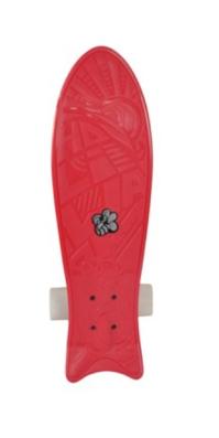 Beeboard Surf Skateboard Red - Image 1