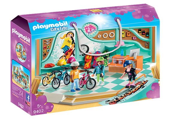 Playmobil 9402 - Bike & Skate Shop - Image 1