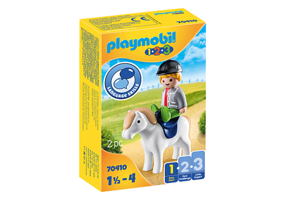 Playmobil 1 2 3... 70410 - Boy With Pony - Image 1