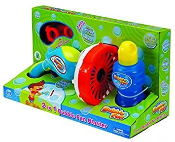 Battery Operated Bubble 2 in 1 Fan Blaster - Image 1