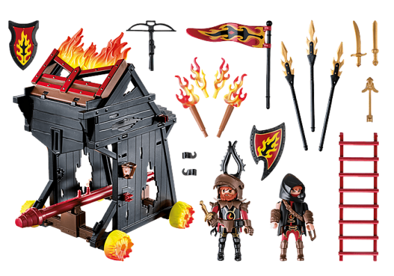 Playmobil 70393 - Burnham Raiders Fire Ram - Image 2