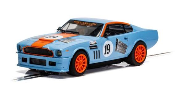 Scalextric C4209 - Aston Martin V8 Gulf Edition Rick Cann Racing Slot Car - Image 1