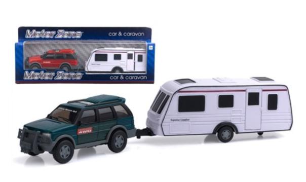 1:32 Car & Trailer Motor Zone Die-Cast vehicle - Image 1