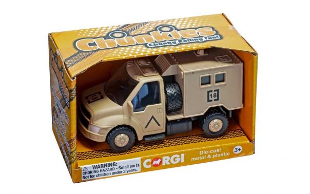 Corgi Chunkies CH078 - Off Road Military Radar Truck U.K. Die-cast - Image 1