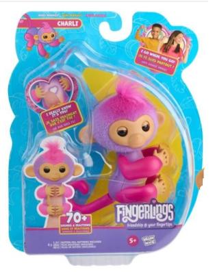 Fingerlings Monkey Purple - Charli - Image 1