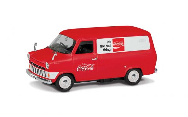 Corgi CC02725 - Coca Cola 1970's Ford Transit Mk1 Die-cast Model - Image 1