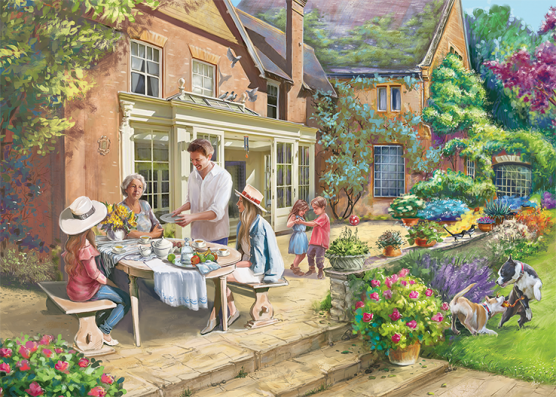 1000 Piece - Country Retreat Falcon Jigsaw Puzzle 11296 - Image 2