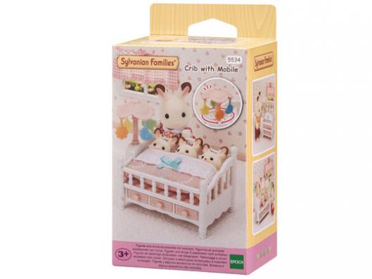 Sylvanian Families 5534 - Crib With Mobile - Image 1