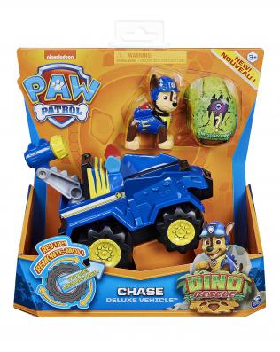 Paw Patrol Dino Rescue - Chase Deluxe Vehicle - Image 1