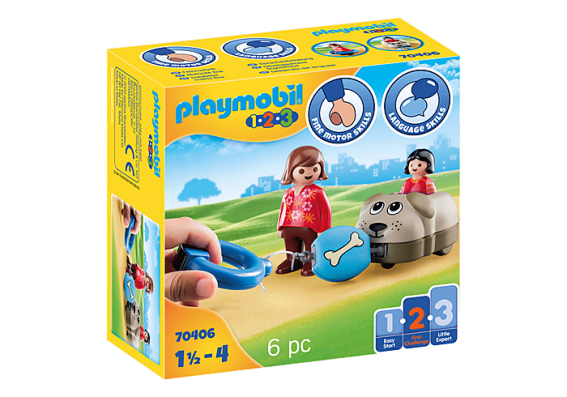 Playmobil 1 2 3... 70406 - Dog Train Car - Image 1
