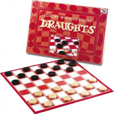 Luxury Draughts Traditional Family Board game - Image 1