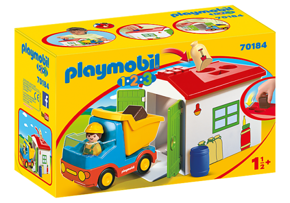 Playmobil 1 2 3 70184 - Dump Truck - Image 1