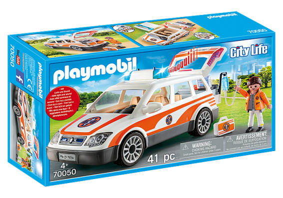 Playmobil 70050 - Emergency Car With Siren - Image 1