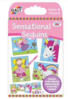 GALT - Fairies & Unicorns Sensational Sequins Crafting Kit - Image 1