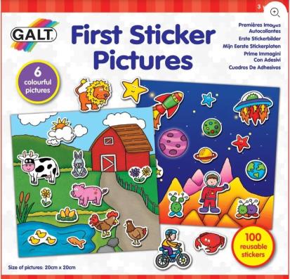 Galt - First Sticker Pictures Crafting Kit - Image 1