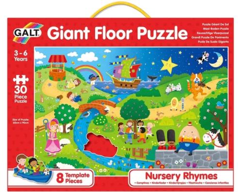 30 Piece Nursery Rhymes Giant Floor GALT Jigsaw Puzzle - Image 1