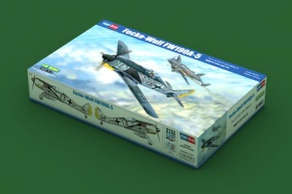 1:18 Focke-Wulf FW190A-5 Hobbyboss Model Kit: 81802 - Image 1