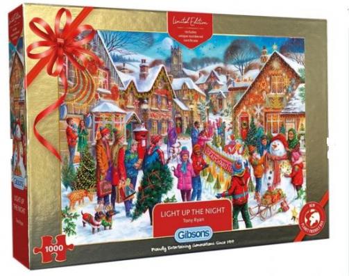 1000 Piece - Light Up The Night Limited Edition GIbsons Jigsaw Puzzle G2021 - Image 1